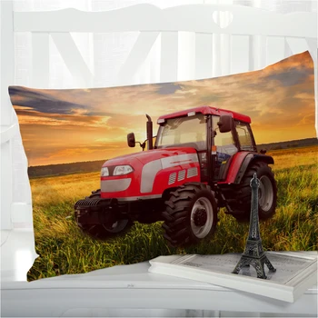 1 buc Pernă față de Pernă lenjerie de Pat de Lux față de Pernă Pillowcovers decorative 50x70 Personalizate dimensiunea de Imprimare 3D tractor amurg