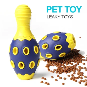 Câine Jucărie de ros Non-toxice Dozator de Scurgere Alimente Interactive de Formare pentru animale de Companie Jucărie Bowling Musca Rezistență Sănătos Alimentator Alimente Jucării pentru animale de Companie