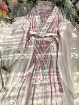2022 vara noi tradițională chineză broderie hanfu hanfu rochie broderie rafinat cântec tradițional-a făcut elegant hanfu