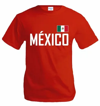 2019 Noua Moda Tricouri din Bumbac 100% Tricou Maneca Scurta Drapelul de MEXIC Înaltă Calitate Topuri Tricou Pentru Om