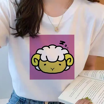 2021 Noi de Animale Drăguț imprimate T-shirt Short Sleeve Graphic Teuri desene animate Harajuku T-shirt doamnelor vară de vară casual T-shirt