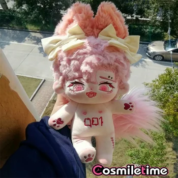 În Stoc Nu atribute Monstru Roz Piersica 001 Pluș Drăguț de Pluș 20cm Doll Dress Up Cospslay Anime Figura Jucărie de Crăciun Cadouri LHX