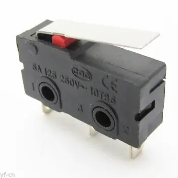 100buc Mini Micro Limita Senzor Comutator Normal Deschis/închis 5A 20x10mm