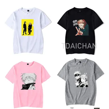 Anime Jujutsu Kaisen Imprimate T-Shirt Stil Japonez Câteva Haine Supradimensionate Tricou Punk Streetwear Harajuku Manga Adolescent Topuri
