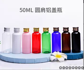 50ml plastic sticla PET aluminiu capac apă de toaletă lotion emulsie ser esența umiditate toner de îngrijire a pielii cosmetice de ambalare