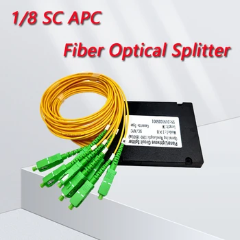 1x8 SC APC PLC Fibre Optice Splitter Modul Single cu SC APC Conector FTTH SC APC SC /APC 1x64 PLC Separator FBT Optice Cuplu