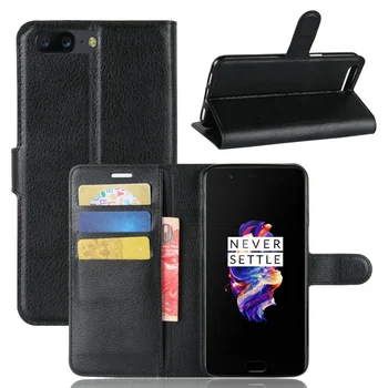 pentru OnePlus 5 5T pentru OnePlus 6 Wallet Flip din Piele de Caz pentru OnePlus 3T 3 pe Capacul Telefonului Caz Etui Coque caz
