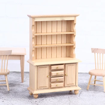 Noi Miniatură Clasic Chinez Dulap Mini Cabinet Mobilier De Dormitor Kituri De Acasă Și De Viață Pentru 1/12 Scară Casă De Păpuși