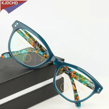 2019 femei de Moda ochi de Pisică Acetat de ochelari de vedere Multi-Focal Progresiv Ochelari Femei Presbyopic de sex Feminin de Ochelari de vedere Ochelari