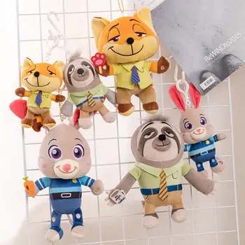 Disney Zootopia Serie Judy Nick Fulger Jucărie de Pluș Figura Copii de Craciun Cadou de Ziua de nastere
