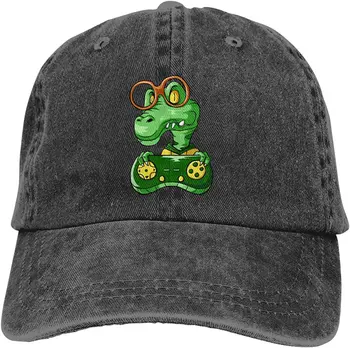 Bdhjydb Amuzant Crocodil Șapcă de Baseball Tata Pălărie de Spălat Coada de cal Pălării pentru Femei Barbati
