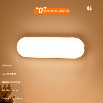 Corpul uman Inducție Lumina de Noapte de Încărcare USB Dormitor Lampă de Noptieră Wireless de uz Casnic Raionul Mișcare Senzor de Lumină Cameră Decor