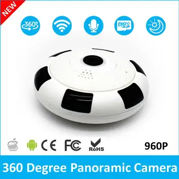 (1 Set ) Home Security Camera 360 de Grade Lentilă Ochi de Pește Camera IP WiFi Baby Monitor Camera WiFi Două sensuri de Voce aparat de Fotografiat Panoramic