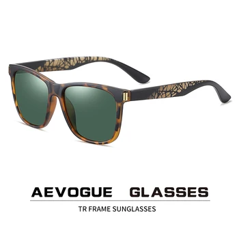 Nou stil de ochelari de soare negri Europene și Americane cadru pătrat polarizat ochelari de soare moda pentru bărbați ochelari de soare AE0938