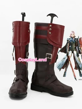 Final Fantasy XIII Lightning Returns Cosplay Cizme Pantofi Joc de Petrecere Cosplay Cizme Personalizate pentru Femei Adulte Pantofi