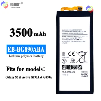 100% Original Inlocuire Baterie EB-BG890ABA Pentru Samsung GALAXY S6 Active G890A 3500mAh Telefon Batteria