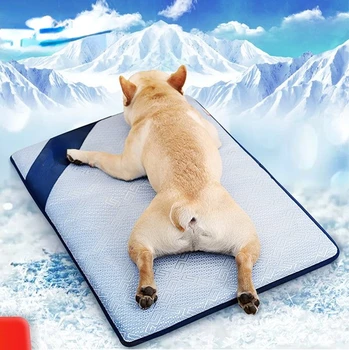 Răcire Vara Rogojini Respirabil Câine Pisică De Dormit Saltea De Răcire Auto Saltea Pad Portabil Gheață Perna Accesorii Pentru Animale De Companie Animale De Companie Pături