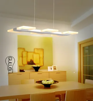 Bucătărie 6/8 buc pandantiv Condus luciu suspensie de iluminat sala de mese a CONDUS Lampă de Pandantiv acrilic lumina de interior moderne pandantiv lumini