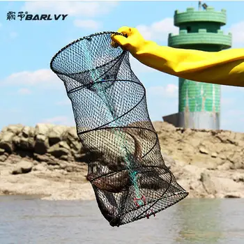 30cmx60cm Pliant plasa de Pescuit Automată Pește Capcana Raci Creveți Pește Momeală Moale Distributie Unelte Accesorii