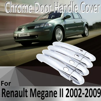 Pentru Renault Megane II MK2 2 2002~2009 Styling Autocolante Decor ABS Cromat Mâner de Ușă Acoperi vopsea Refit Accesorii Auto