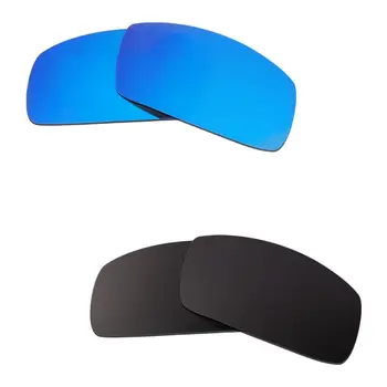 HKUCO Pentru Cantina (2006) ochelari de Soare Polarizat Lentile de Înlocuire 2 Perechi Albastru & Negru