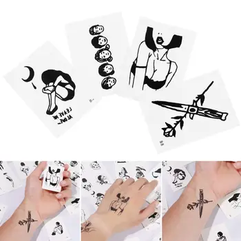 100buc Amestecat Stiluri de Tatuaje Temporare Autocolante Impermeabil Autocolant Tatuaj Pentru Bărbați și Femei, Cupluri Body Art Autocolant Decor