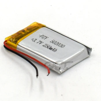 10buc 3.7 V Litiu Polimer Baterie 502030 baterie Reîncărcabilă Li-ion cu Celule 250mAh Pentru MP5 Navigator GPS, MP3, MP4 Ebook Difuzor Camera