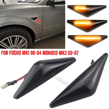 2X BINGWFPT de poziție Laterale Secvențială, Lampa Indicatoare Clipește Lumina de Semnalizare Pentru Ford Focus MK1 1998-2004 Pentru Mondeo MK3 2000-2007