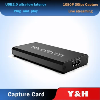 Y&H 4K compatibil HDMI pentru a Captura Video USB Dongle Captura Rezoluție de până la 1080P/30 hz Intrare Pentru Game Capture