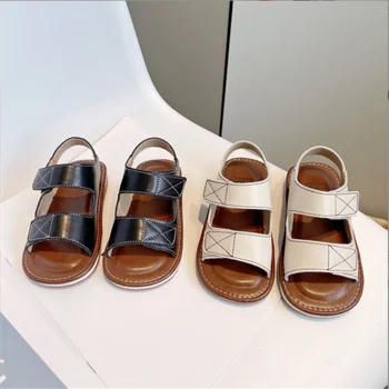 2022 Noi De Vara Copii Sandale Piele Naturala Moale Talpa Sandale Pentru Fete De Moda Toddler Boys Sandale