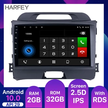 Harfey 9inch Android 10.0 8-core Radio Auto GPS auto 2Din Multimedia Pentru 2010 2011 2012 anii 2013-2015 KIA Sportage cu Bluetooth