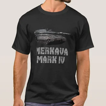 Israel Forțelor de Apărare Merkava Mark IV Tancuri de Luptă T Camasa 100% Bumbac Maneca Scurta, O-Neck T-shirt Casual Mens Top