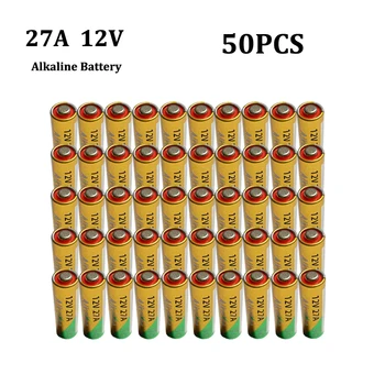 50Pcs 27A 12V A27 baterii Alcaline MN27 27A L828 A27 Super baterie Alcalină Pentru Usa Telecomanda Flashligh RC Par