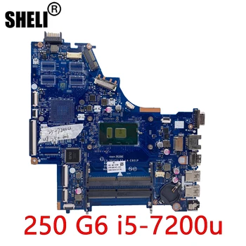 SHELI Pentru HP 250 G6 15-BS Laptop Placa de baza 926247-601 926247-001 LA-E801P i5-7200u CPU DDR4 100% de Testare