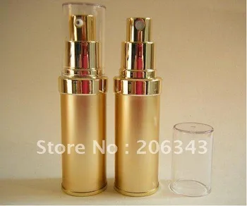 20ML de aur airless lotiune sticla de plastic cu pompa airless pot fi folosite pentru Ambalaje Cosmetice