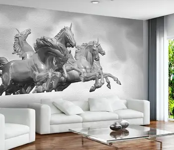Comanda Orice Tapet 3D tridimensional de relief atmosferic unicorn TV canapea dormitor fundal picturi murale 3d tapet