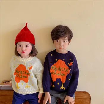 Băieții Pulover Plus Îngroșa 2021 Casual De Iarna Cald De Toamnă Catifea De Tricotat Lână De Bumbac Pentru Copii Bluze Copii De Crăciun, Clothin