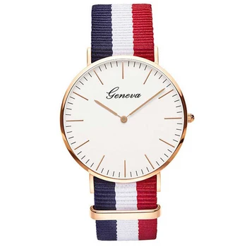 Clasic de Vânzare Fierbinte curea Nailon Stil Femei de Cuarț Ceas de Brand de Top pentru Bărbați Ceasuri de Moda Casual, Iubitorii de Moda Ceas de mână Relojes