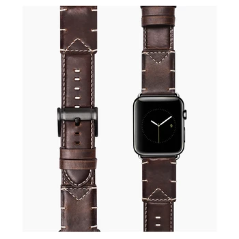 Crazy Horse Piele Watchbands pentru Apple Watch 42mm Sport Band Curea Reloj Accesorii Ceas pentru iWatch 1/2/3/4