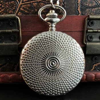 Design simplu Argint cu Cuarț Ceas de Buzunar Doamnelor Colier Elegant Haine Accesorii Cadou reloj mujer analogico