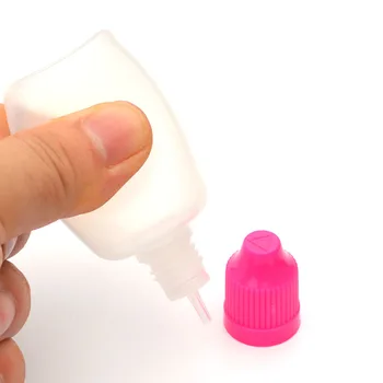 5pcs Moale PE 30ml Flacon Gol de Plastic Dropper Sticle cu protecție pentru copii Și Lung Sfat pentru Lichid Borcan