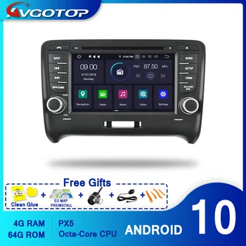 AVGOTOP Android 10 Radio Auto pentru AUDI TT 2006 - 2014 Carplay WIfi Vehicul Navi Sistem de Șeful Unității RDS