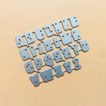 WSND Scrisoare Alfabet Tăiere de Metal Moare Stencil Scrapbooking DIY Album Timbru Carte de Hârtie Relief Decor Ambarcațiuni