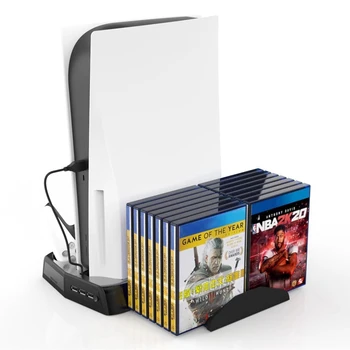 Pentru PS5 Suport Vertical Ventilatorului de Răcire Suport Pentru PS 5 Ediție Digitală cu 3 Port Hub Dual Controller Stație de andocare Încărcător