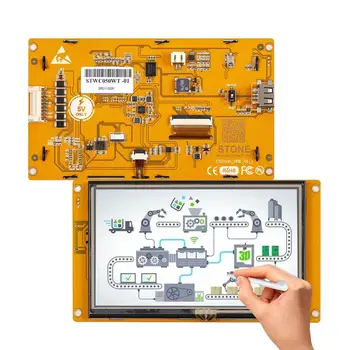 5 Inch TFT LCD Module Inteligente de Tip Civil Panel Smart Touch Screen Display cu RS232+interfață TTL