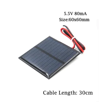 4V 5V-5.5 V solare lipici picatura mini panou solar panou putere DIY gadget și linia