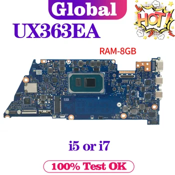 KEFU Placa de baza Pentru ASUS Zenbook Flip 13 OLED UX363E UX363EA BX363EA RX363EA Placa de baza Laptop I5 I7 11 Gen 8GB/RAM