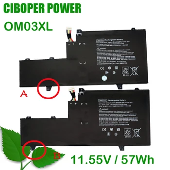 CP Autentic Baterie Laptop OM03XL OM03 11.55 V/57WH Pentru X360 1030 G2 HSTNN-IB7O HSN-I04C 863167-171 863167-1B1