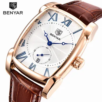 Benyar Design Bărbați Brand de Lux Cuarț Moda pentru Bărbați Casual Militare Ceas Sport Bărbați Impermeabil Ceas Relogio Masculino