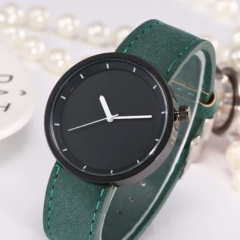 Noul design Scurtă Femeile Relojes Bărbați Cuarț Ceas de mână clasic curele din piele Alb lungime ac relogio masculino ceas analogic